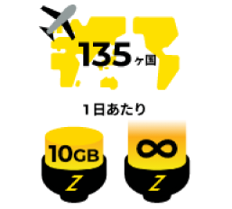 135ヵ国で利用可能